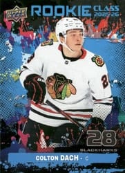 2025-26 Upper Deck Rookie Class Commemorations Colton Dach #RC-20 card