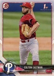 2018 Bowman Draft Base Set Colton Eastman #BD-96 card