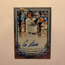 2024 Bowman Sterling Prospect Autographs Colton Ledbetter #PA-CL card