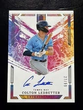 2024 Panini Impeccable Extravagance Autographs Colton Ledbetter #EA-CL