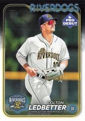 2024 Topps Pro Debut Base Set Colton Ledbetter #PD-199 card
