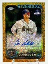 2024 Topps Pro Debut Chrome Autographs Colton Ledbetter #PDC-199 card
