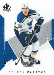 2018-19 SP Authentic Base Set Colton Parayko #36 card