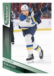 2019-20 Parkhurst Base Set Colton Parayko #204 card