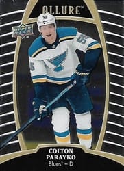 2019-20 Upper Deck Allure Base Set Colton Parayko #52 card