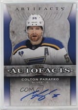 2021-22 Upper Deck Artifacts Autograph Facts Colton Parayko #AF-CP card