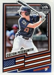 2026 Panini Stars & Stripes Prizm Base Set Colton Petersmith #149 card