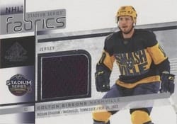 2022-23 SP Game Used 2022 NHL Stadium Series Jersey Relics Colton Sissons #STS-12 card