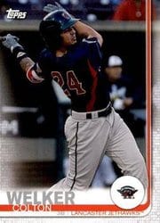 2019 Topps Pro Debut Base Set Colton Welker #127 card