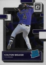 2022 Donruss Optic Base Set Colton Welker #56 card