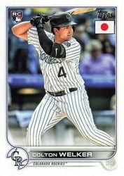 2022 Topps Japan Edition Base Set Colton Welker #128 card