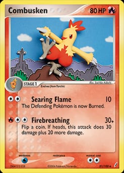 2006 Crystal Guardians Combusken #31 card