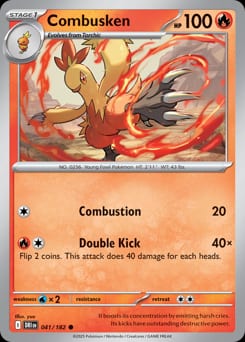 Destined Rivals Combusken #41 card