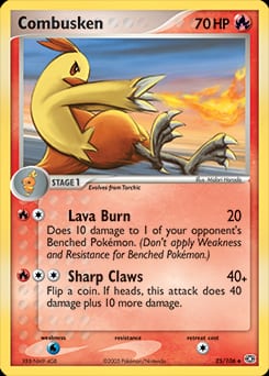 Emerald Combusken #25 card