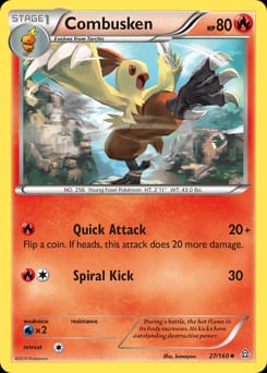 Primal Clash Combusken #27 card