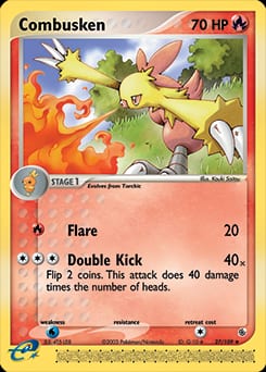 2003 Ruby & Sapphire Combusken #27 card