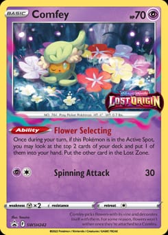 SWSH Black Star Promos Comfey #SWSH242 card