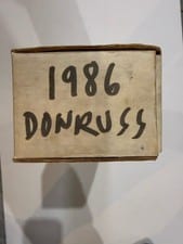 Complete Set 1986 Donruss card