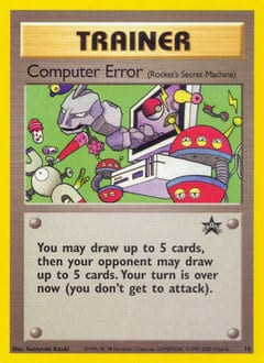 Wizards Black Star Promos Computer Error #16 card