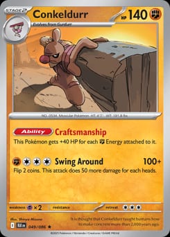 Black Bolt Conkeldurr #49 card