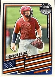 2026 Panini Stars & Stripes Prizm Base Set Connor Balazic #191 card