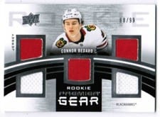 2023-24 Upper Deck Premier Premier Gear Rookies Jersey Connor Bedard #PGR-CB card