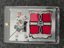 2023-24 Upper Deck The Cup Foundations Quad Jersey Connor Bedard #F-CB card