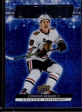 2023 Upper Deck Dazzlers Connor Bedard Blue #DZ-79 card