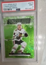 2023 Upper Deck Dazzlers Connor Bedard Green #DZ-79 card