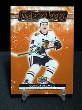 2023 Upper Deck Dazzlers Connor Bedard Orange #DZ-79 card