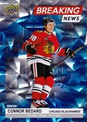 2024-25 Upper Deck Breaking News Connor Bedard #BN-4 card