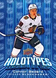 2024-25 Upper Deck Holotypes Connor Bedard #HT-3 card