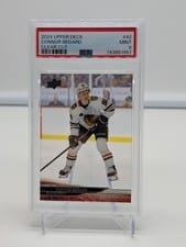 2024 Upper Deck Connor Bedard Clear Cut #42 card