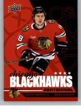2025-26 Upper Deck Chicago Blackhawks Centennial Box Connor Bedard #2 card