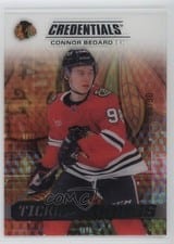 2025-26 Upper Deck Credentials Acetate Ticket Access Connor Bedard #TA-CB card