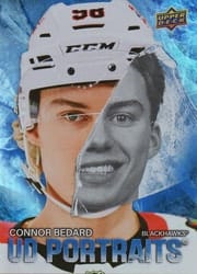2025-26 Upper Deck UD Portraits Connor Bedard #P-1 card