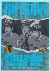 2024-25 Upper Deck On Tour Connor Bedard / Taylor Hall #OT-30 card