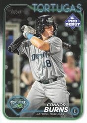 2024 Topps Pro Debut Base Set Connor Burns #PD-49 card