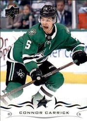 2018-19 Upper Deck Base Set Connor Carrick #314 card