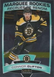 2019-20 O-Pee-Chee Platinum Base Set Connor Clifton #185 card