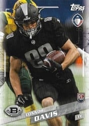 2019 Topps AAF Base Set Connor Davis #155 card
