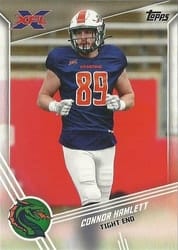 2020 Topps XFL Base Set Connor Hamlett #32 card
