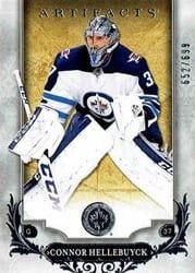 2018-19 Upper Deck Artifacts Base Set Connor Hellebuyck #125 card