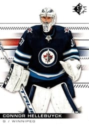 2019-20 SP Base Set Connor Hellebuyck #68 card