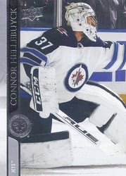 2020-21 Upper Deck Base Set Connor Hellebuyck #445 card