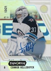 2020-21 Upper Deck Synergy Base Set Connor Hellebuyck #9 card