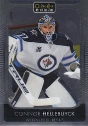 2021-22 O-Pee-Chee Platinum Base Set Connor Hellebuyck #39 card