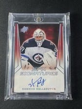 2021-22 SPx SPx Signatures Connor Hellebuyck #SPX-CH card