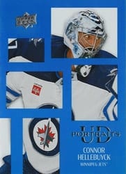 2024-25 Upper Deck UD Portraits Connor Hellebuyck #P-16 card