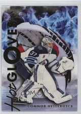 2025-26 Flair Hot Gloves Connor Hellebuyck #HG-1 card